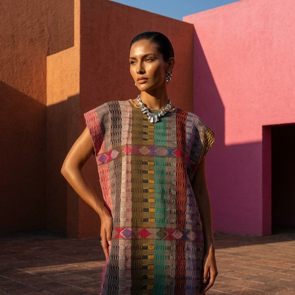 Traditional Mexican Huipil Blouse – Hand woven  Top S M L